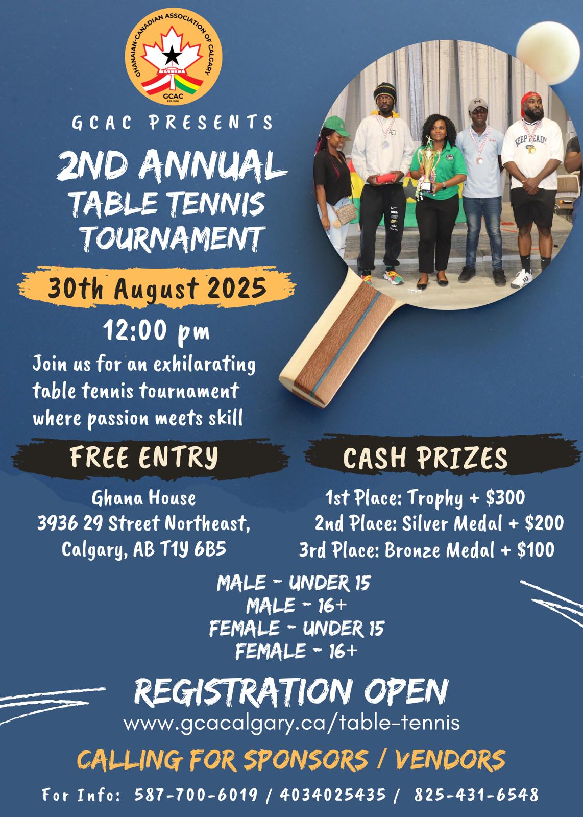 gcac table tennis